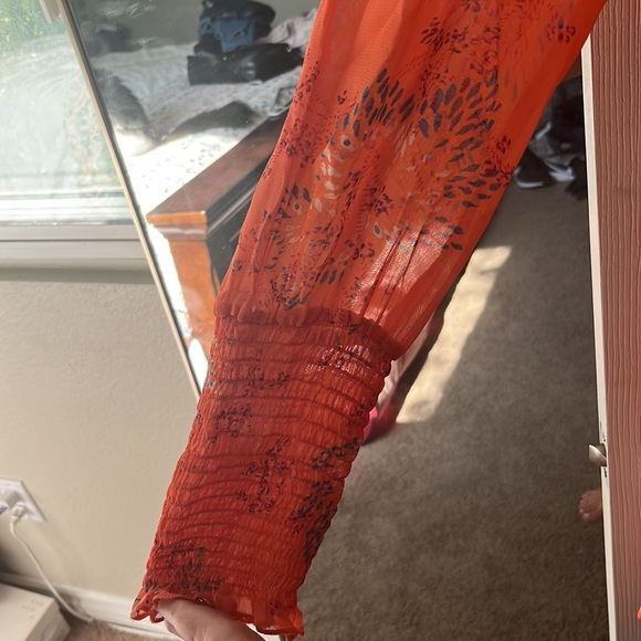 Cute mini dress from Free People. Great color for fall! - Picture 4 of 6